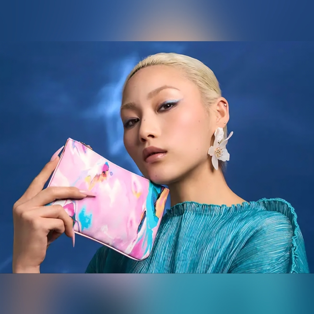 IPSY Glam Bag – July 2025 Summer Abstract Pastel Design | Bag Only